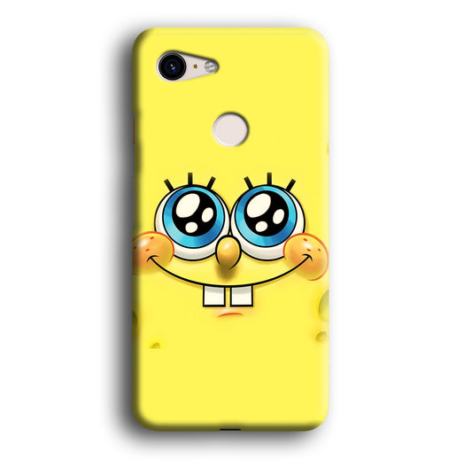 Spongebob's smiling face Google Pixel 3 3D Case