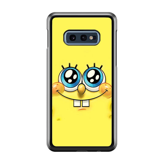 Spongebob's smiling face Samsung Galaxy S10E Case-Plastic / Full Wrap (3D Case)-Xtracase