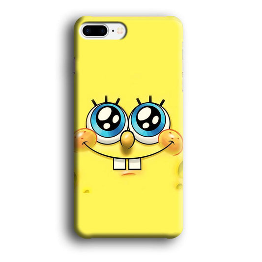 Spongebob's smiling face iPhone 7 Plus Case-Plastic / Full Wrap (3D Case)-Xtracase
