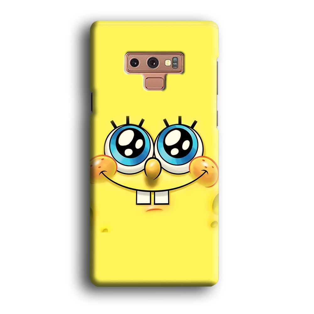 Spongebob's smiling face Samsung Galaxy Note 9 Case
