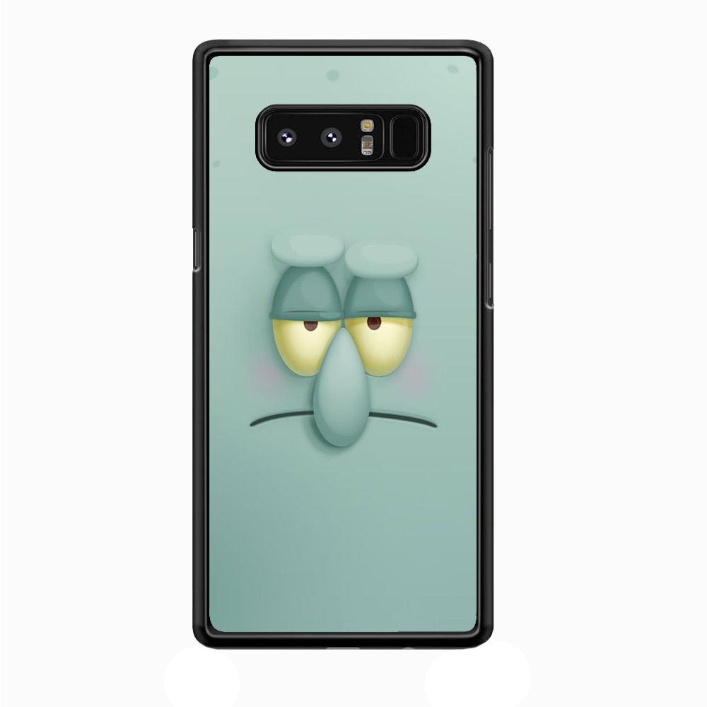 Squidward Tentacles Face Samsung Galaxy Note 8Case-Plastic / Full Wrap (3D Case)-Xtracase