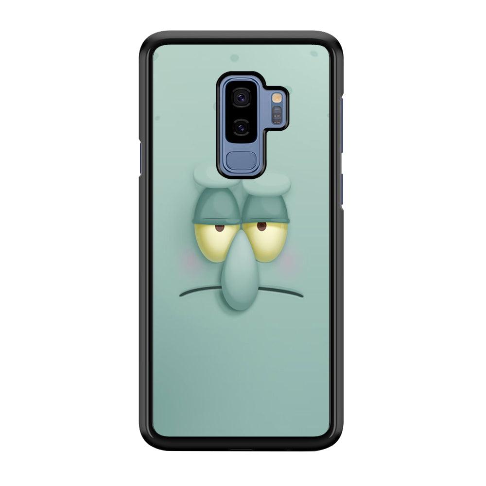 Squidward Tentacles Face Samsung Galaxy S9 Plus Case-Plastic / Full Wrap (3D Case)-Xtracase