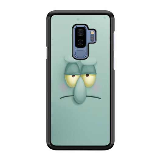 Squidward Tentacles Face Samsung Galaxy S9 Plus Case-Plastic / Full Wrap (3D Case)-Xtracase