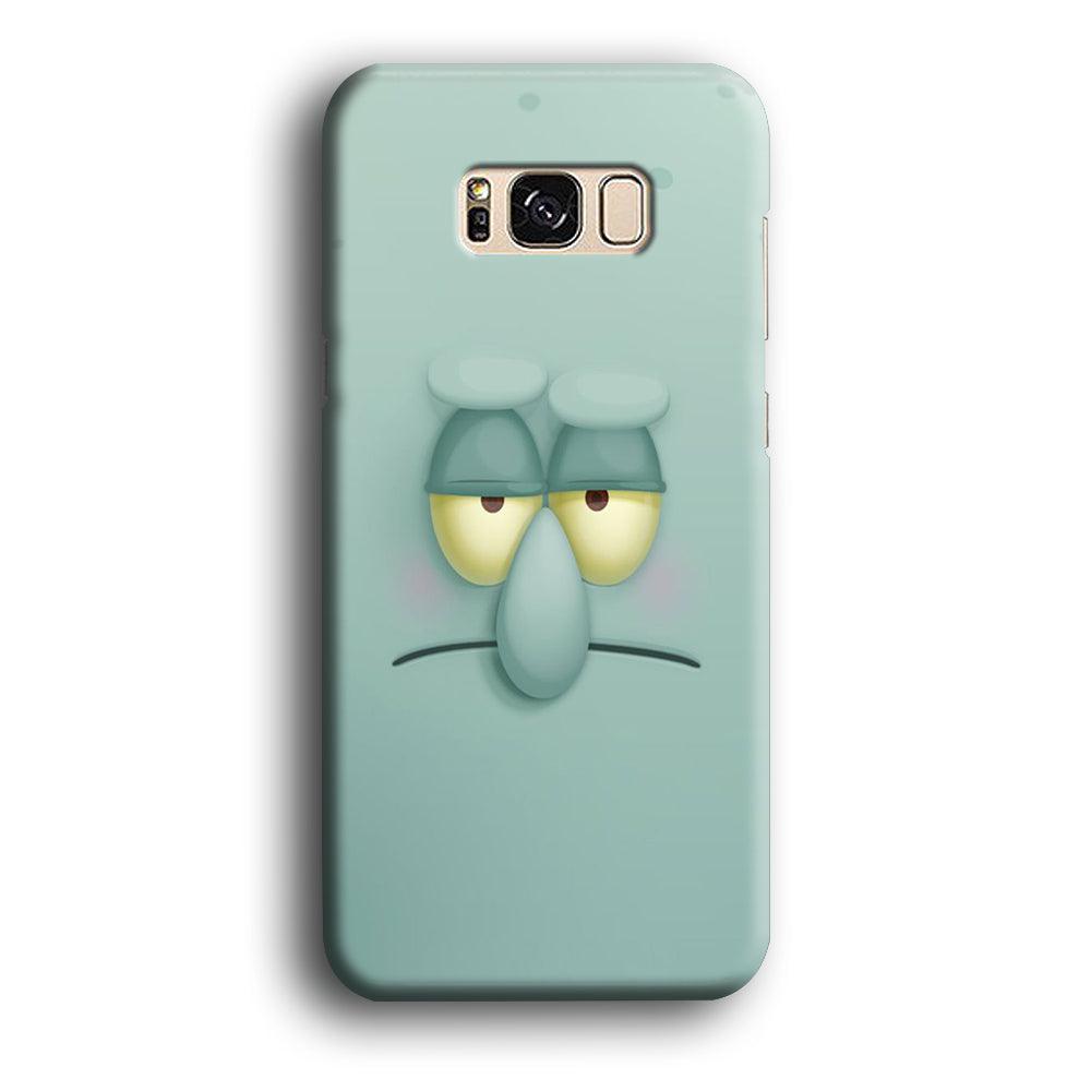 Squidward Tentacles Face Samsung Galaxy S8 Case-Plastic / Full Wrap (3D Case)-Xtracase