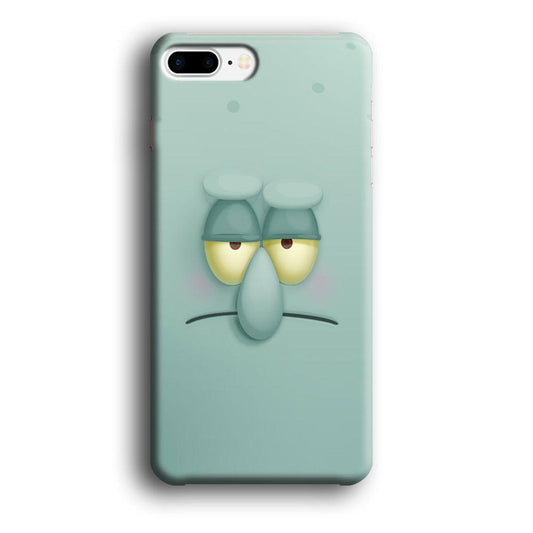 Squidward Tentacles Face iPhone 8 Plus Case-Plastic / Full Wrap (3D Case)-Xtracase
