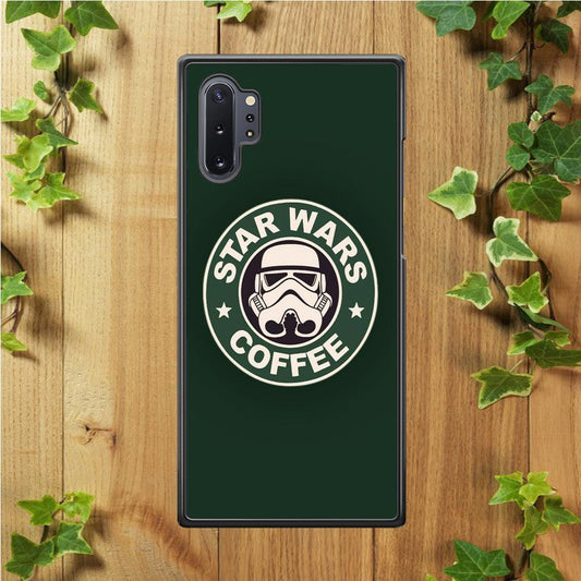 Star Wars Coffee Green Samsung Galaxy Note 10 Plus Case-Plastic / Full Wrap (3D Case)-Xtracase