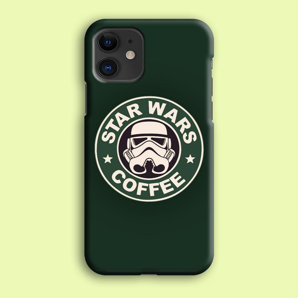 Star Wars Coffee Green iPhone 12 Mini Case-Plastic / Full Wrap (3D Case)-Xtracase