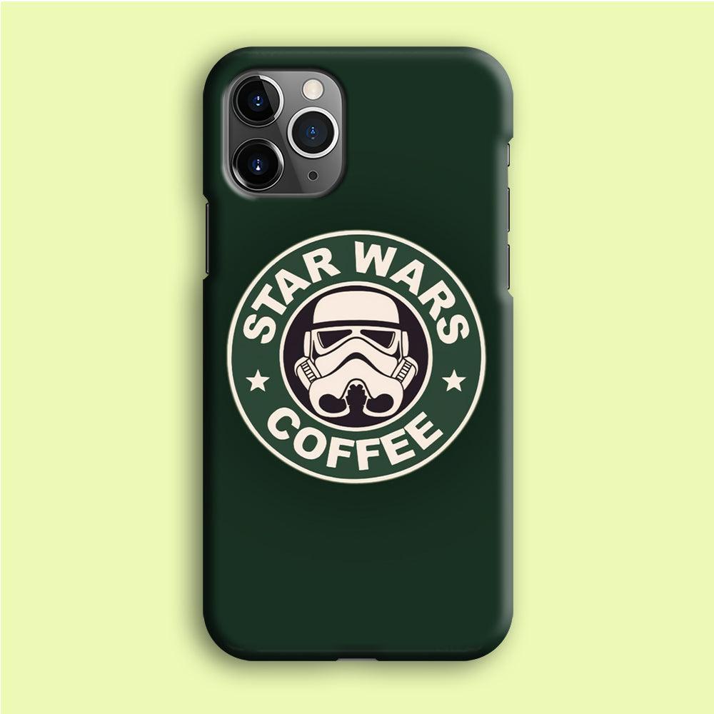 Star Wars Coffee Green iPhone 12 Pro Case-Plastic / Full Wrap (3D Case)-Xtracase