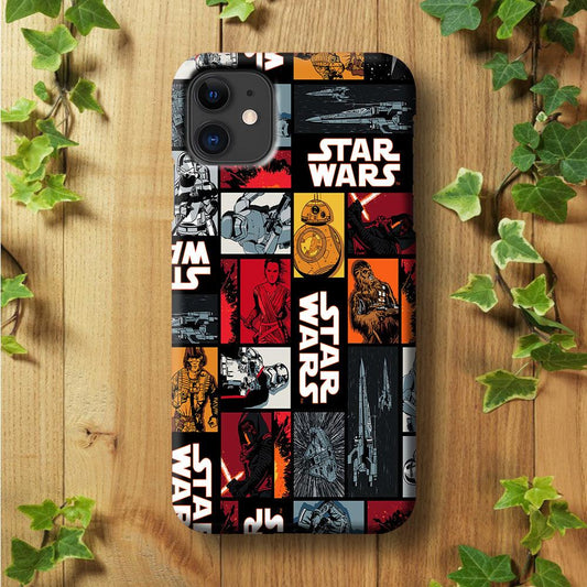 Star Wars Collage iPhone 11 Case-Plastic / Full Wrap (3D Case)-Xtracase