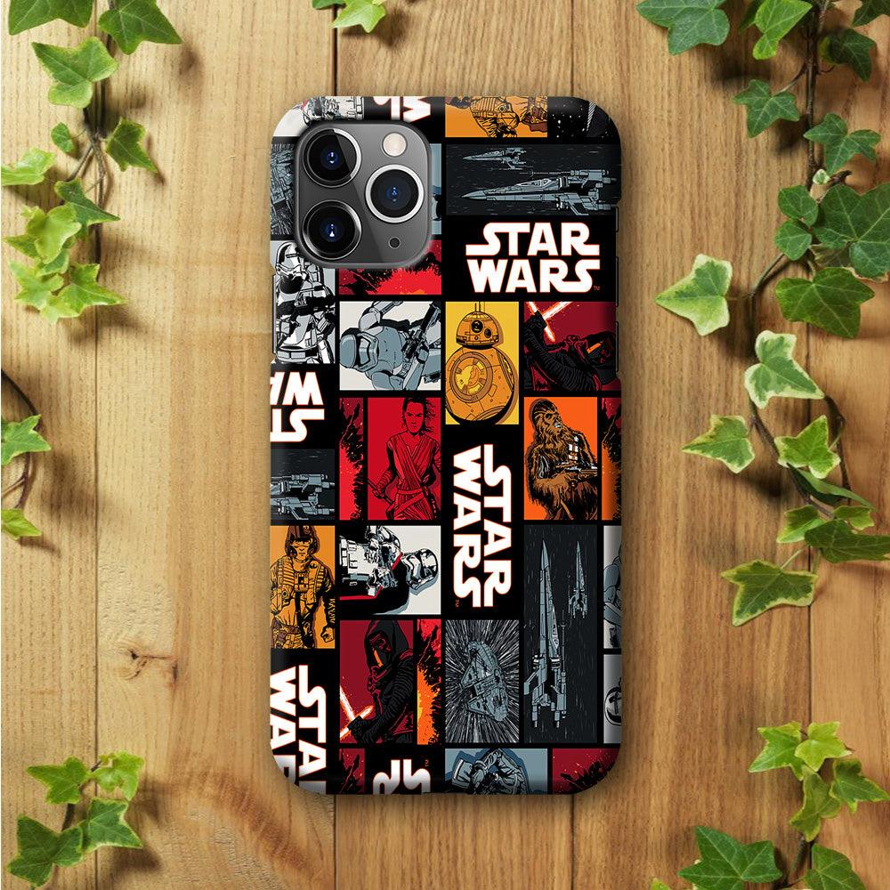 Star Wars Collage iPhone 11 Pro Max Case-Plastic / Full Wrap (3D Case)-Xtracase