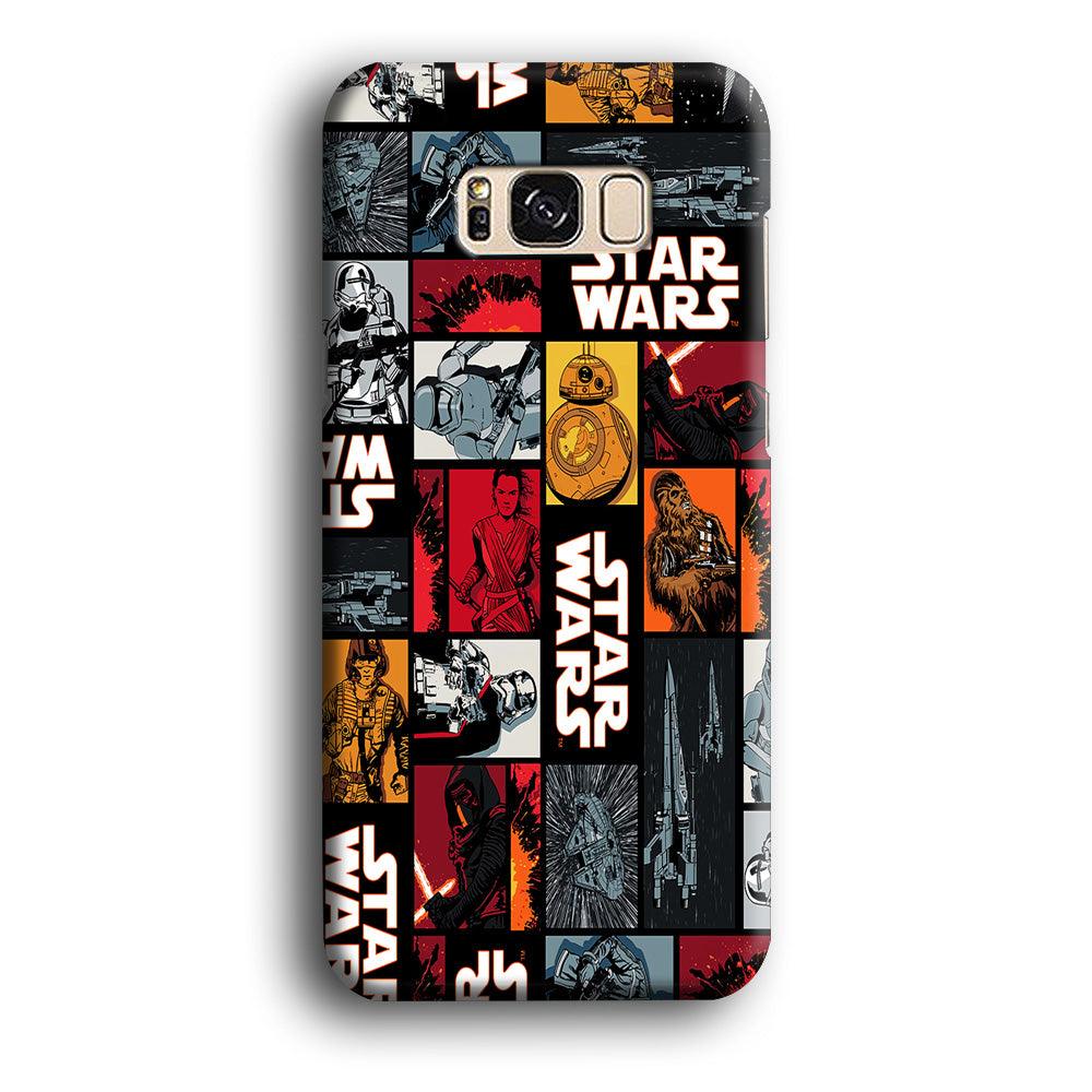 Star Wars Collage Samsung Galaxy S8 Case-Plastic / Full Wrap (3D Case)-Xtracase