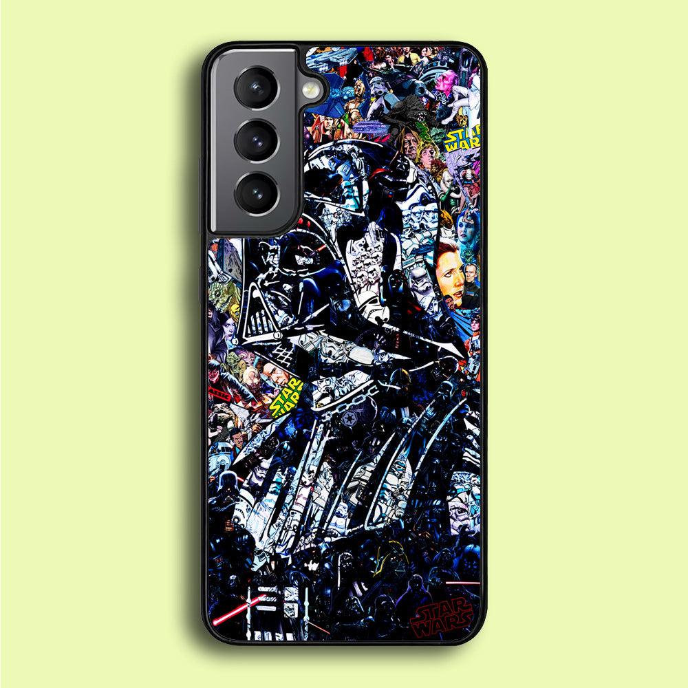 Star Wars Darth Vader Abstract Samsung Galaxy A16 Case-Plastic / Full Wrap (3D Case)-Xtracase