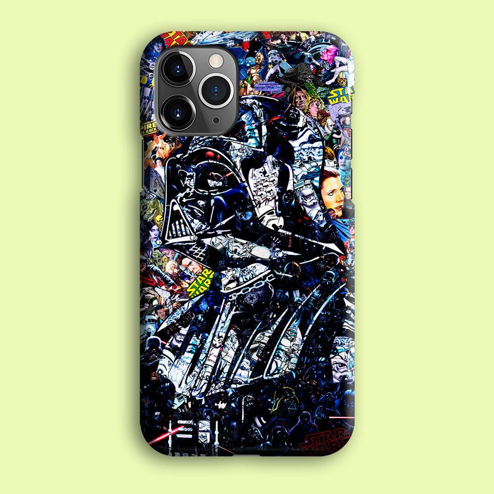 Star Wars Darth Vader Abstract iPhone 12 Pro Case-Plastic / Full Wrap (3D Case)-Xtracase