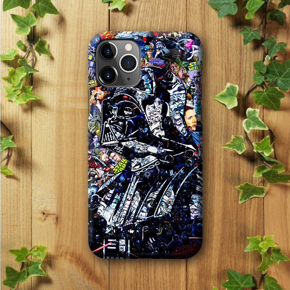 Star Wars Darth Vader Abstract iPhone 11 Pro Case-Plastic / Full Wrap (3D Case)-Xtracase