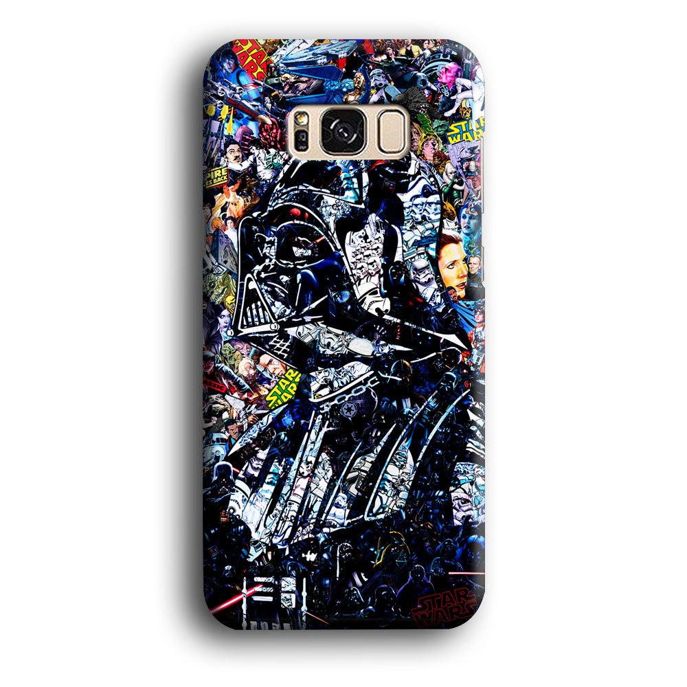 Star Wars Darth Vader Abstract Samsung Galaxy S8 Case-Plastic / Full Wrap (3D Case)-Xtracase