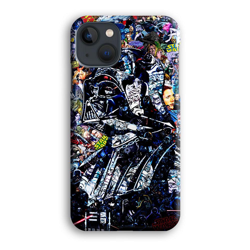 Star Wars Darth Vader Abstract iPhone 13 Pro Case-Plastic / Full Wrap (3D Case)-Xtracase