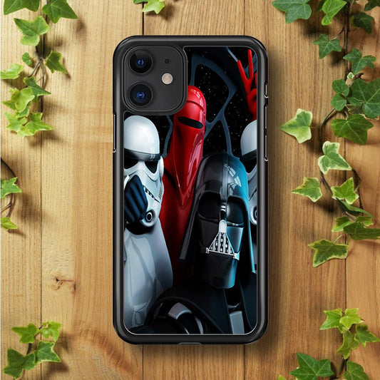 Star Wars Darth Vader Selfie iPhone 11 Case-Rubber / Black (2D Case)-Xtracase