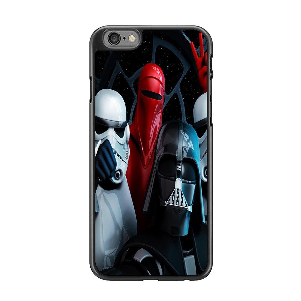 Star Wars Darth Vader Selfie iPhone 6 | 6s Case-Rubber / Black (2D Case)-Xtracase