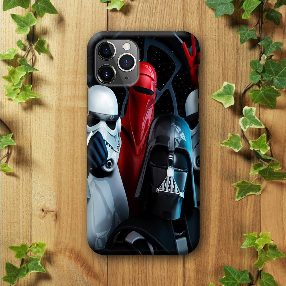 Star Wars Darth Vader Selfie iPhone 11 Pro Max Case-Plastic / Full Wrap (3D Case)-Xtracase