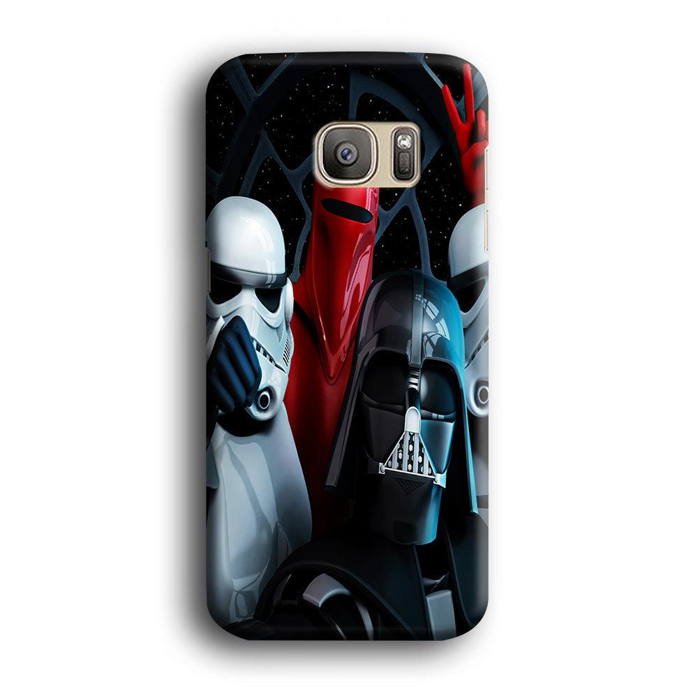 Star Wars Darth Vader Selfie Samsung Galaxy S7 Case-Plastic / Full Wrap (3D Case)-Xtracase