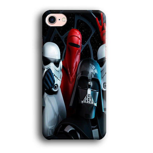 Star Wars Darth Vader Selfie iPhone SE 2020 Case-Plastic / Full Wrap (3D Case)-Xtracase