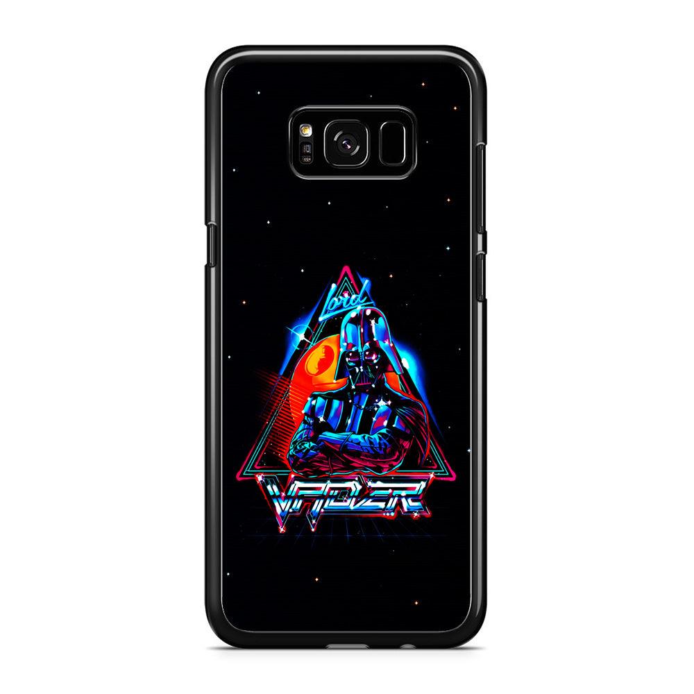 Star Wars Lord Vader Samsung Galaxy S8 Case-Rubber / Black (2D Case)-Xtracase