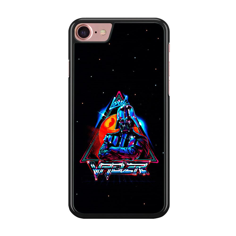 Star Wars Lord Vader iPhone 7 Case-Rubber / Black (2D Case)-Xtracase