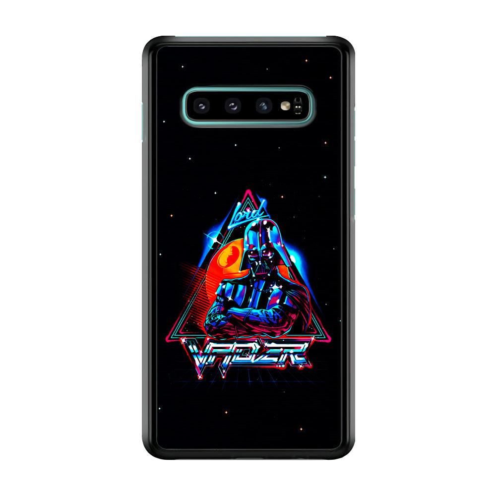 Star Wars Lord Vader Samsung Galaxy S10 Case-Rubber / Black (2D Case)-Xtracase