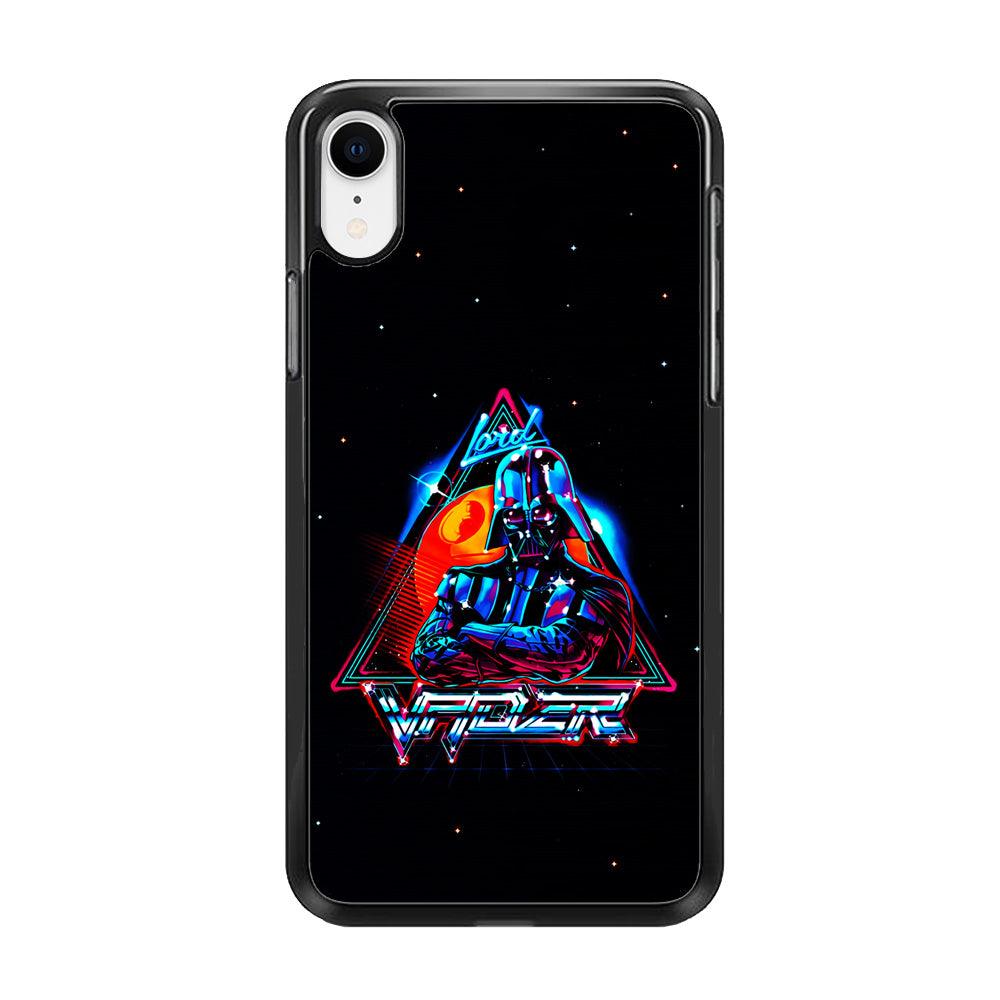Star Wars Lord Vader iPhone XR Case-Rubber / Black (2D Case)-Xtracase