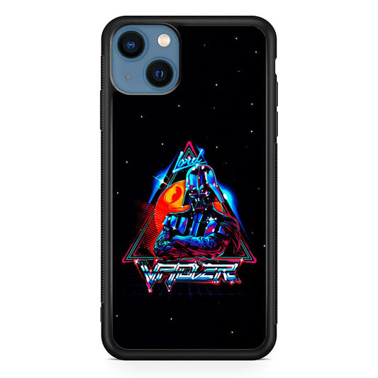 Star Wars Lord Vader iPhone 13 Mini Case-Rubber / Black (2D Case)-Xtracase