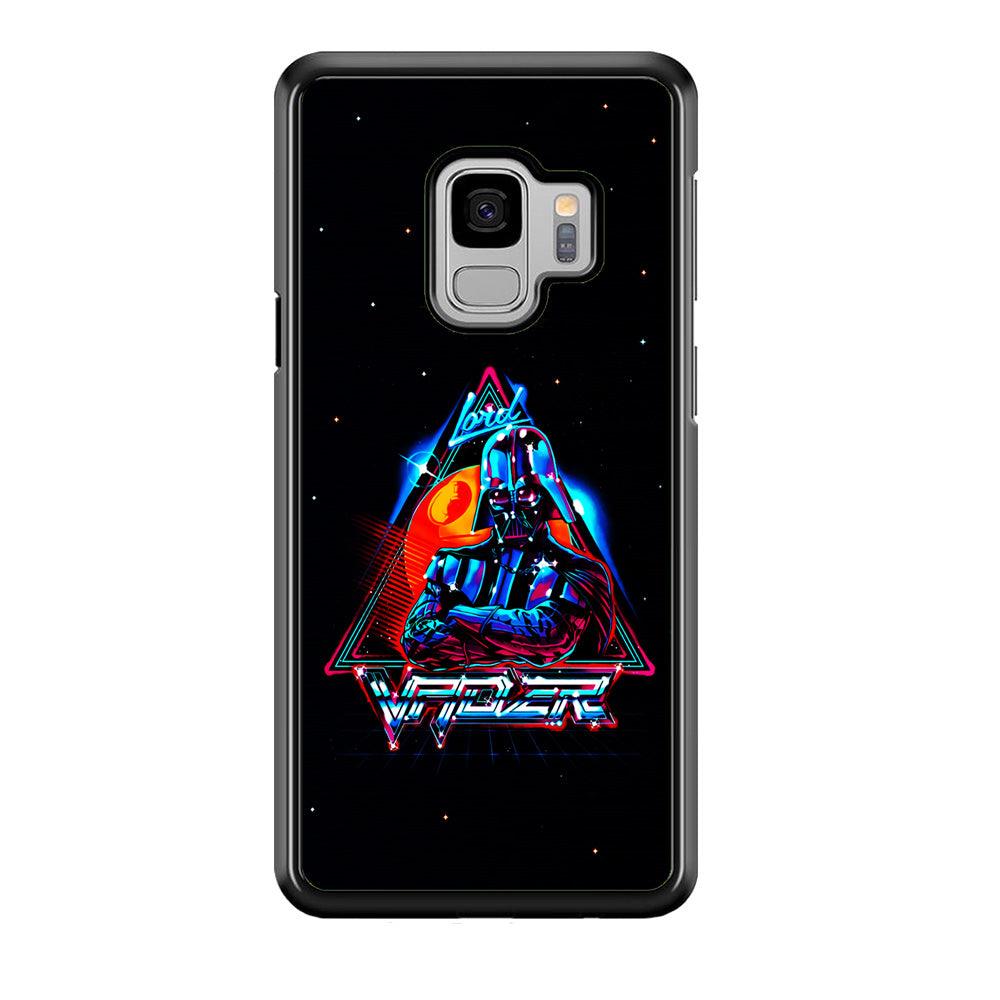 Star Wars Lord Vader Samsung Galaxy S9 Case-Rubber / Black (2D Case)-Xtracase