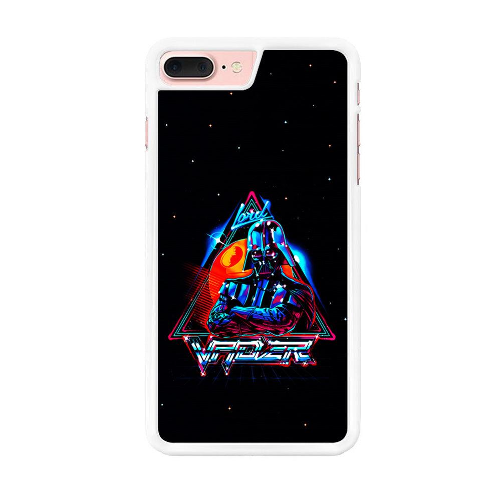 Star Wars Lord Vader iPhone 8 Plus Case-Rubber / White (2D Case)-Xtracase