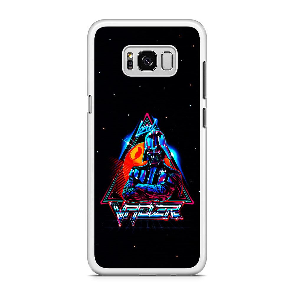 Star Wars Lord Vader Samsung Galaxy S8 Case-Rubber / White (2D Case)-Xtracase