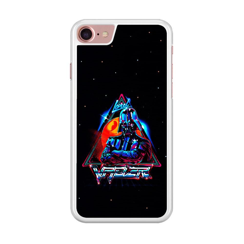 Star Wars Lord Vader iPhone 7 Case-Rubber / White (2D Case)-Xtracase