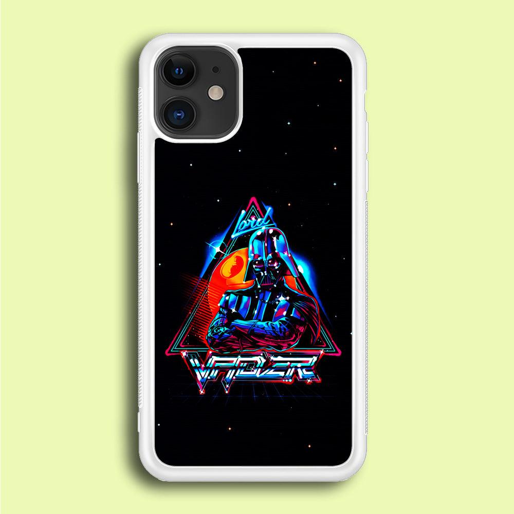 Star Wars Lord Vader iPhone 12 Mini Case-Rubber / White (2D Case)-Xtracase