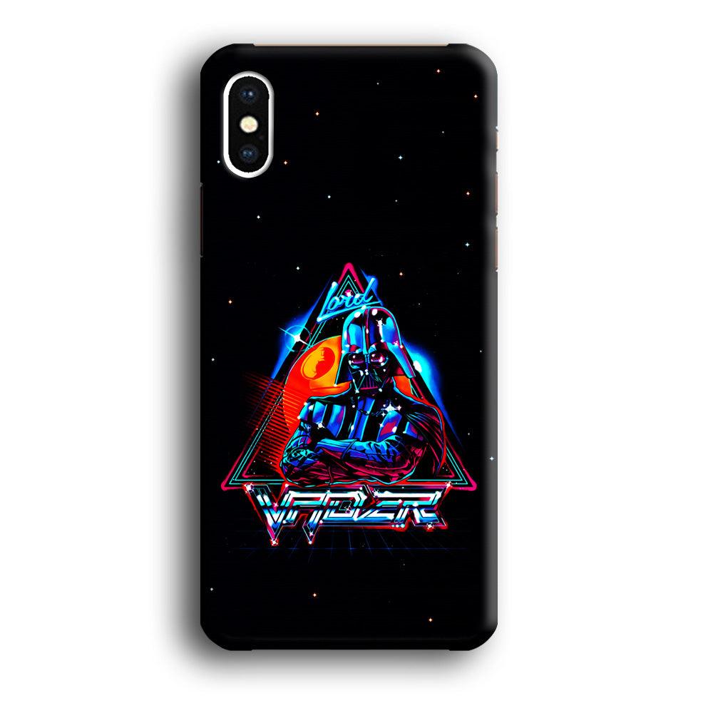 Star Wars Lord Vader iPhone Xs Case-Plastic / Full Wrap (3D Case)-Xtracase