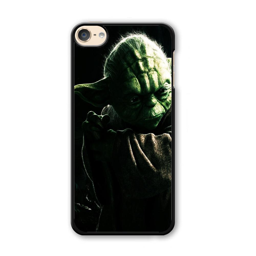Star Wars Master Yoda iPod Touch 6 Case-Plastic / Black (2D Case)-Xtracase