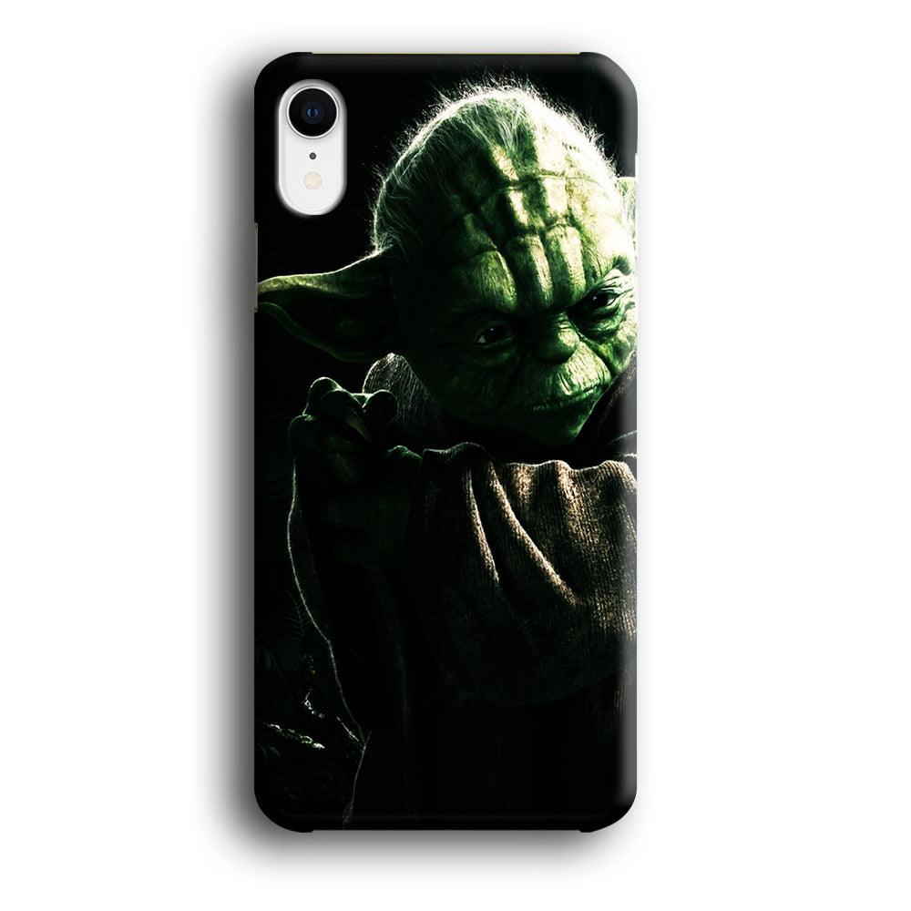 Star Wars Master Yoda iPhone XR Case-Plastic / Full Wrap (3D Case)-Xtracase