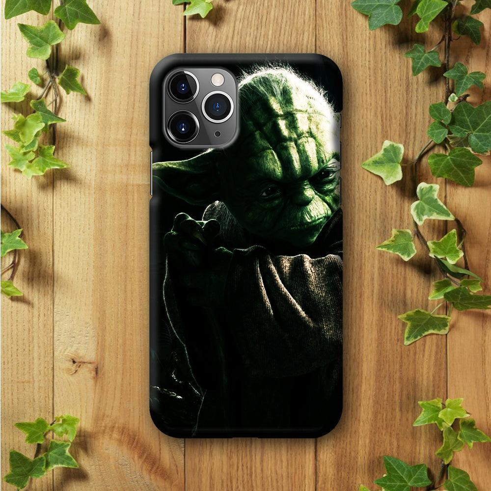 Star Wars Master Yoda iPhone 11 Pro Max Case-Plastic / Full Wrap (3D Case)-Xtracase