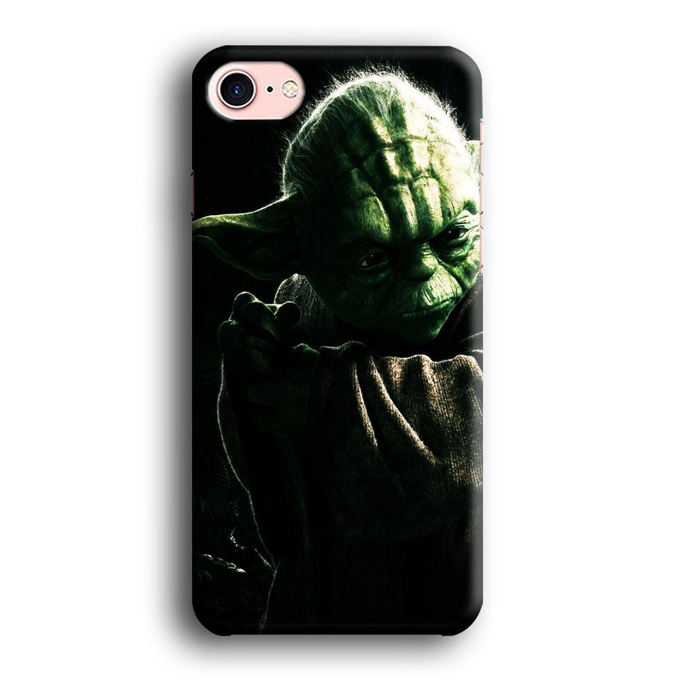 Star Wars Master Yoda iPhone SE 2020 Case-Plastic / Full Wrap (3D Case)-Xtracase