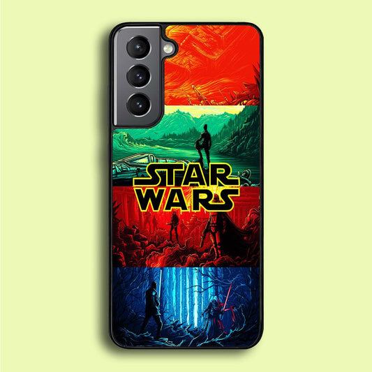 Star Wars Poster Art Samsung Galaxy A16 Case-Rubber / Black (2D Case)-Xtracase