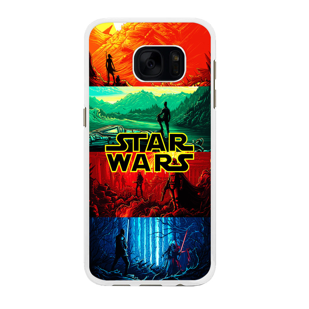 Star Wars Poster Art Samsung Galaxy S7 Edge Case