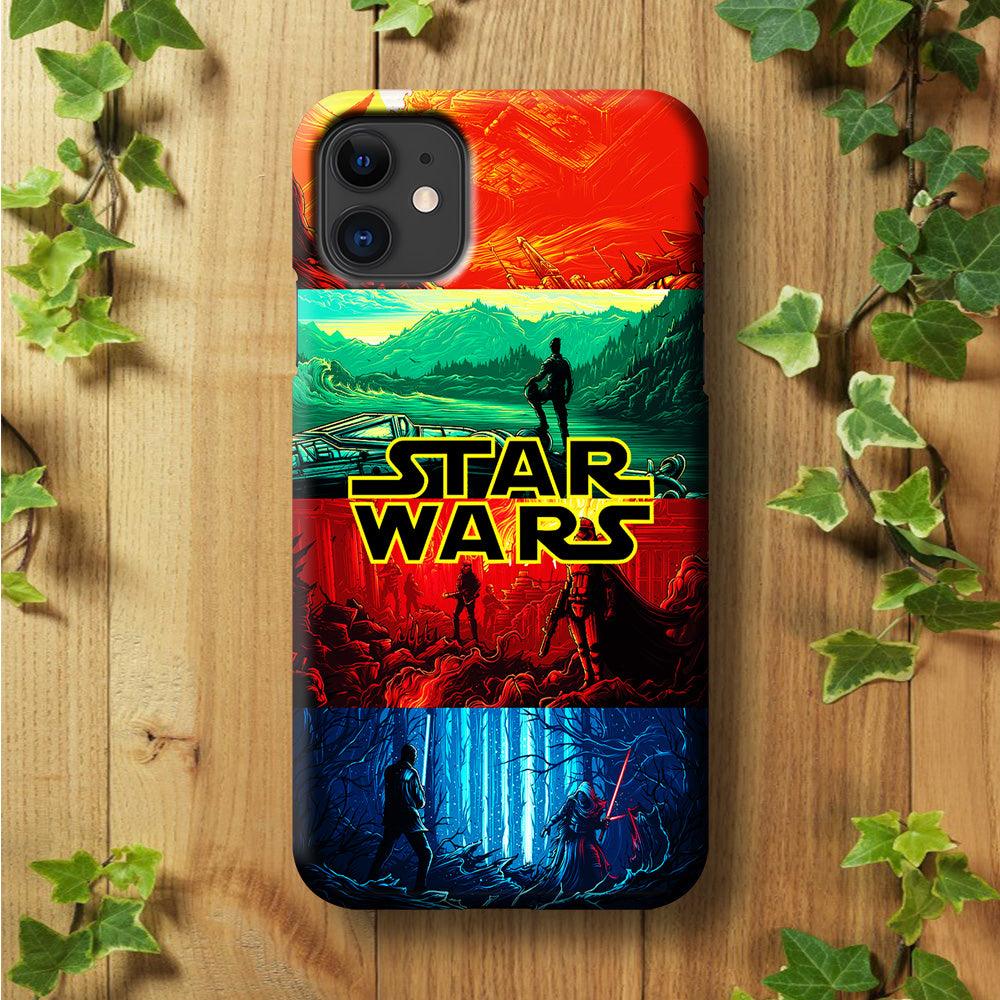 Star Wars Poster Art iPhone 11 Case-Plastic / Full Wrap (3D Case)-Xtracase