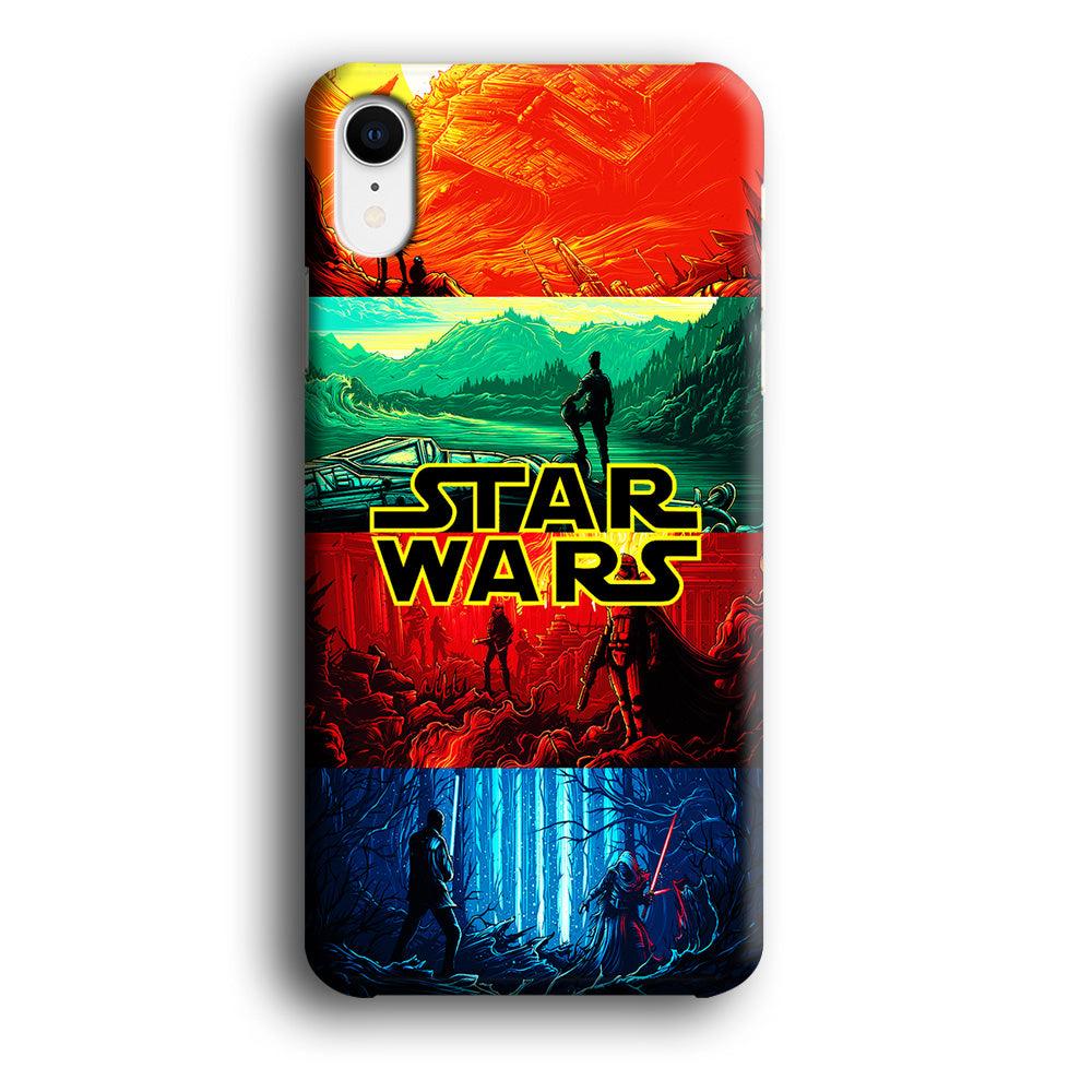 Star Wars Poster Art iPhone XR Case-Plastic / Full Wrap (3D Case)-Xtracase