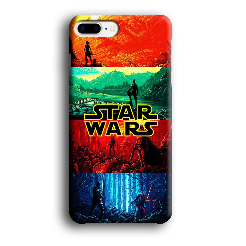Star Wars Poster Art iPhone 8 Plus Case-Plastic / Full Wrap (3D Case)-Xtracase
