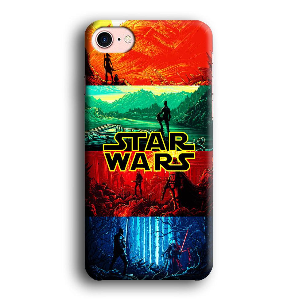 Star Wars Poster Art iPhone SE 2020 Case-Plastic / Full Wrap (3D Case)-Xtracase