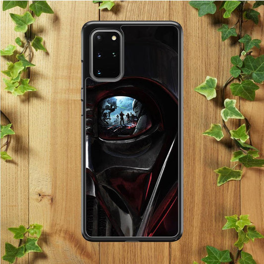 Star Wars Shadow Stormtrooper Samsung Galaxy S20 Plus Case-Rubber / White (2D Case)-Xtracase