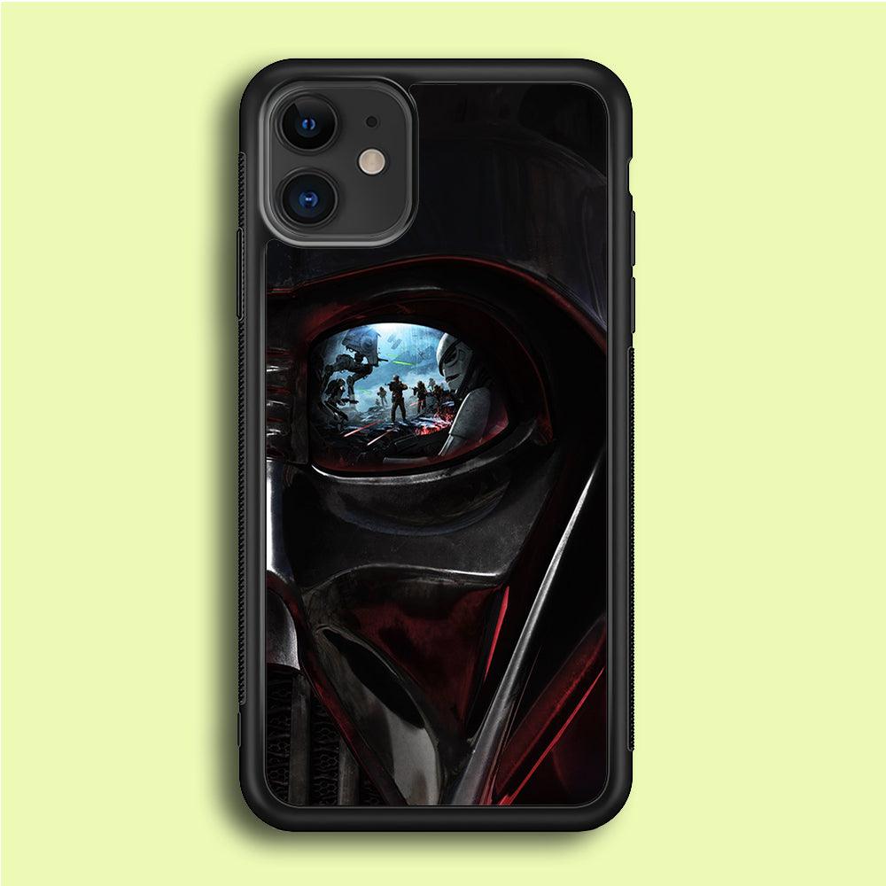 Star Wars Shadow Stormtrooper iPhone 12 Mini Case-Rubber / Black (2D Case)-Xtracase