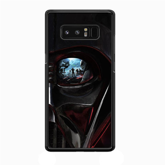Star Wars Shadow Stormtrooper Samsung Galaxy Note 8 Case-Rubber / White (2D Case)-Xtracase