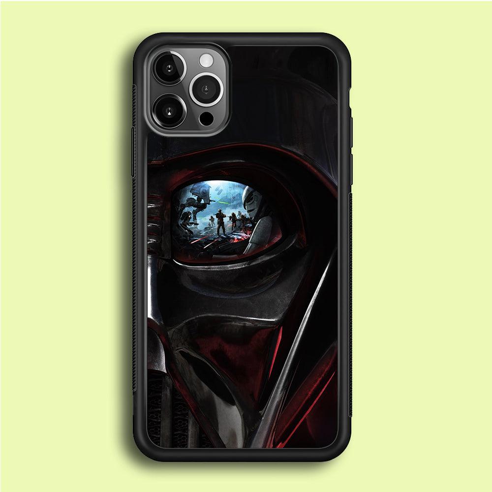 Star Wars Shadow Stormtrooper iPhone 12 Pro Max Case-Rubber / Black (2D Case)-Xtracase